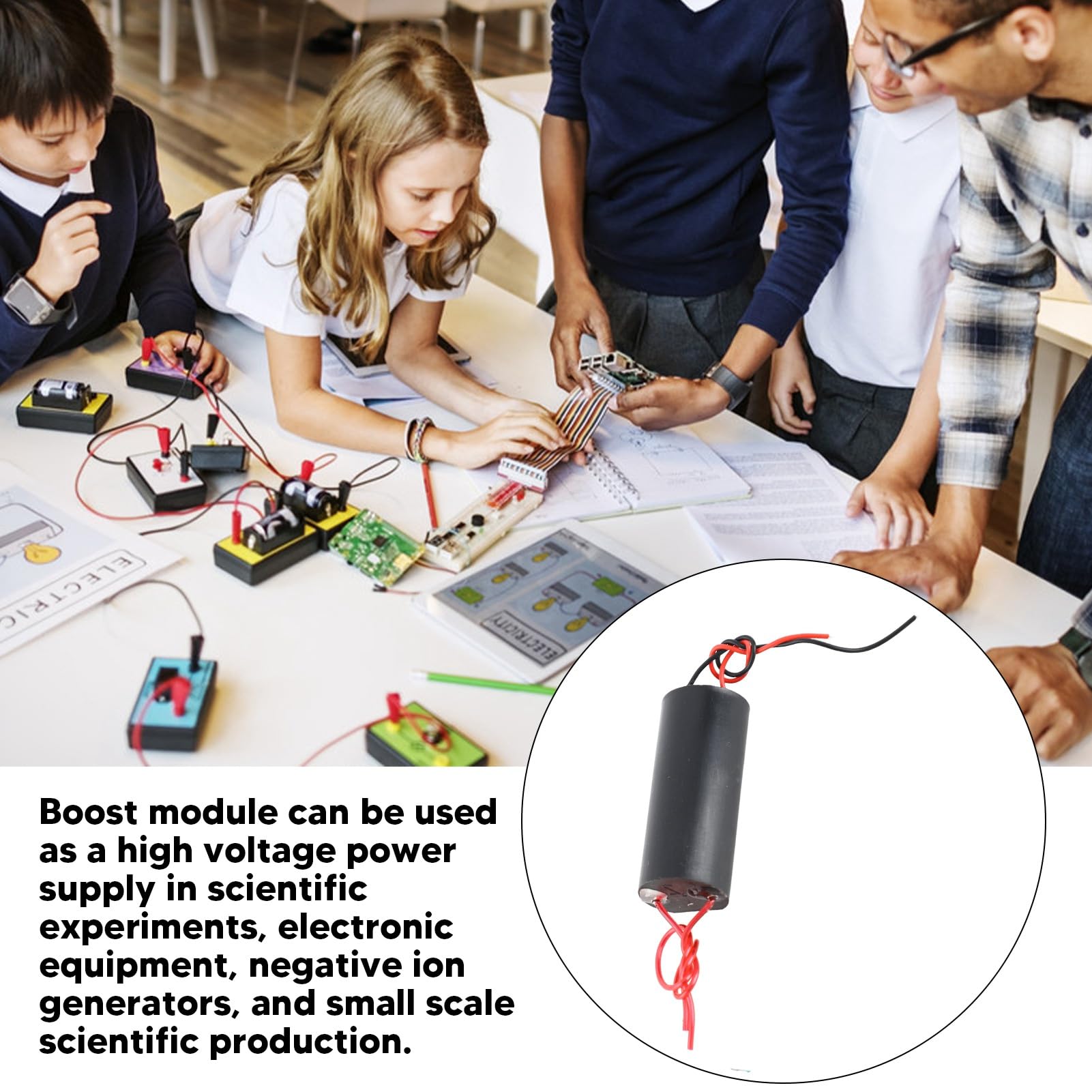 Tyenaza 5pcs Générateur de haute tension, 400KV 3‑6V Boost Step up module Générateur MODULE MODULE TRANSFORME DE TRANSFICATION POUR LES ÉQUIPEMENTS ÉLECTRONIQUE SCIENTIFIQUE