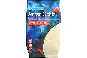 AFRICAN CICHLID ARAGONITE 10LB: Essential Freshwater Sand for Aquariums