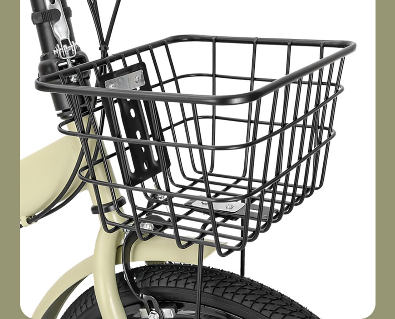 WOLWES Bicicleta plegable de montaña, bicicleta plegable de 6 velocidades, freno V, amortiguador de choque de acero de alto carbono, bicicleta portátil para estudiantes adultos