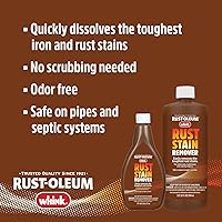 Vista 3 de Rust-Oleum Whink removedor de manchas de óxido removedor de manchas de hierro de gran potencia para inodoros y lavabos blancos, telas y alfombras
