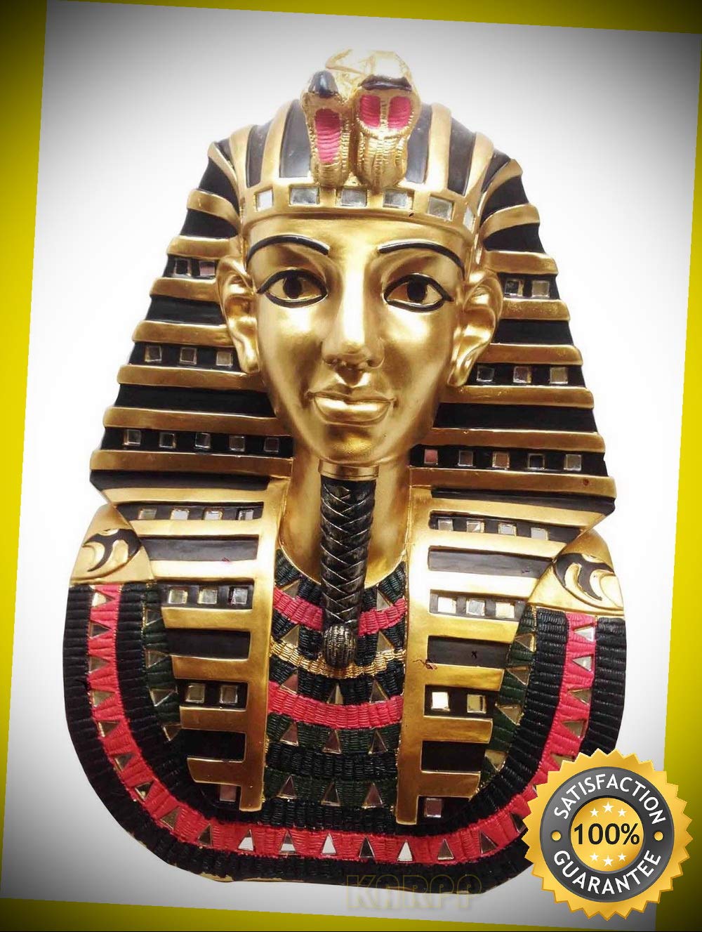 Buy KARPP Large Egyptian Pharaoh King TUT Golden Bust Statue