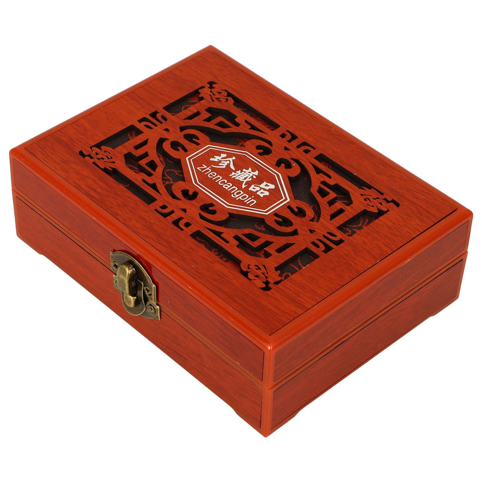 BUGUUYO Vintage Treasure Chest Jewelry Box Lock Elegant Multi-Functional Storage Box for Keepsakes Jewelry and Trinkets for Special Occasions