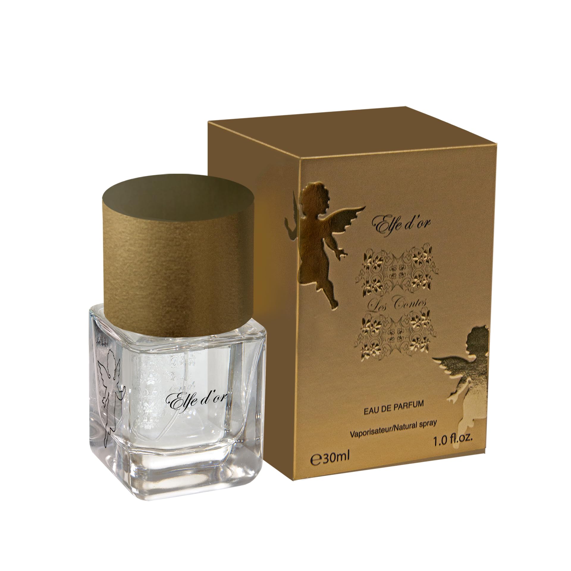 Les Contes Elfe d'Or Eau de Parfum für Damen – Französisches Luxus-Nischenparfüm mit blumig-chypre Noten, eleganter Duft für Frauen, 30 ml
