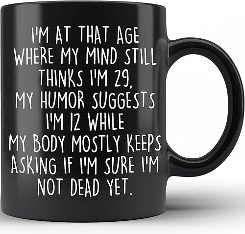 Miniatura 9 de Taza divertida para personas mayores con texto en inglés "I Came I Saw I Forgot What I Was Doing", divertida, sarcasmo, regalos sarcásticos para