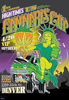 Amazon.com: High Times Magazine Cannabis Cup Denver Poster