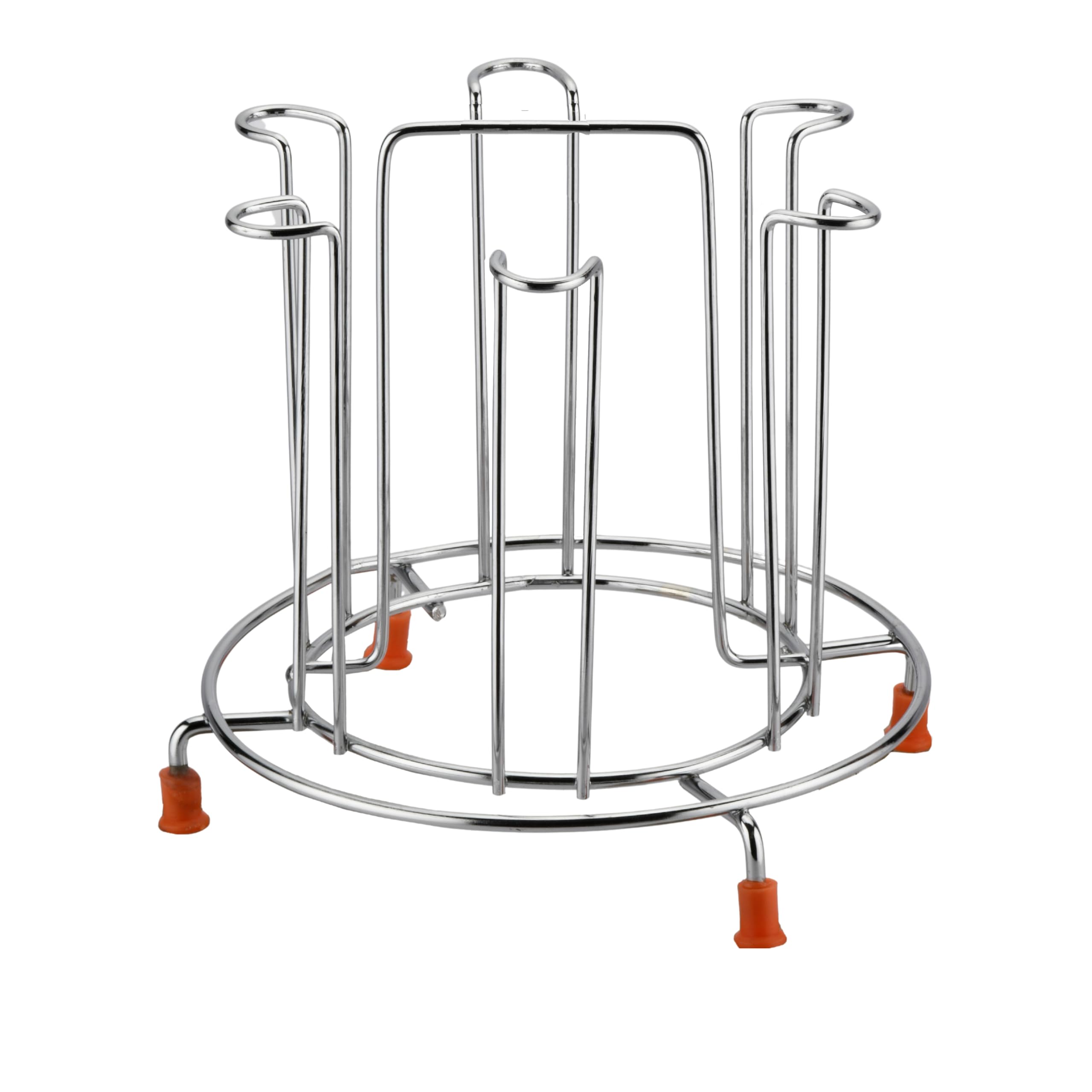 Stainless Steel Glass Stand - Durable & Stable -1