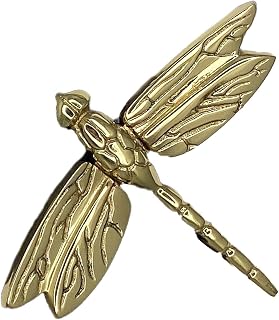 Dragonfly in Flight Doorbell Ringer - Brass