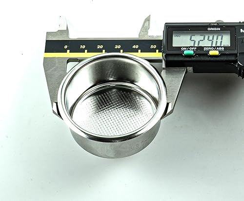 Miniatura 4 de HUGH, by IMS - Cesta de filtro de precisión de 2.008 in, serie de competencia, cesta de filtro de café de acero inoxidable, 0.63 oz