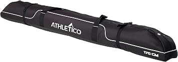 Athletico Diamond Trail Padded Ski Bag - Single Ski Travel Bag to Transport Skis