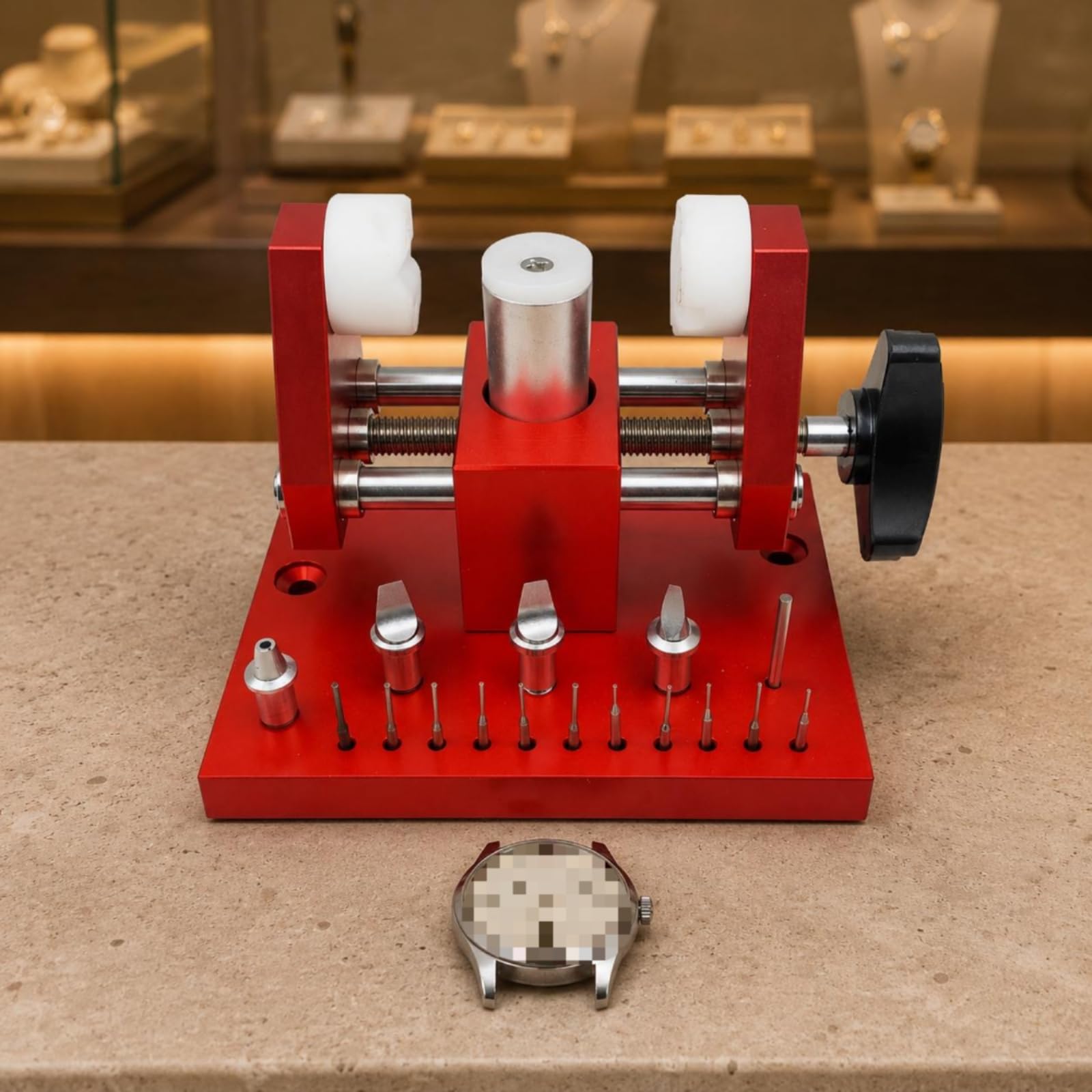 Macchina Apri Cassa Orologi Doppia Funzione Apri Fondello Orologi Antiruggine Attrezzo per Laboratorio