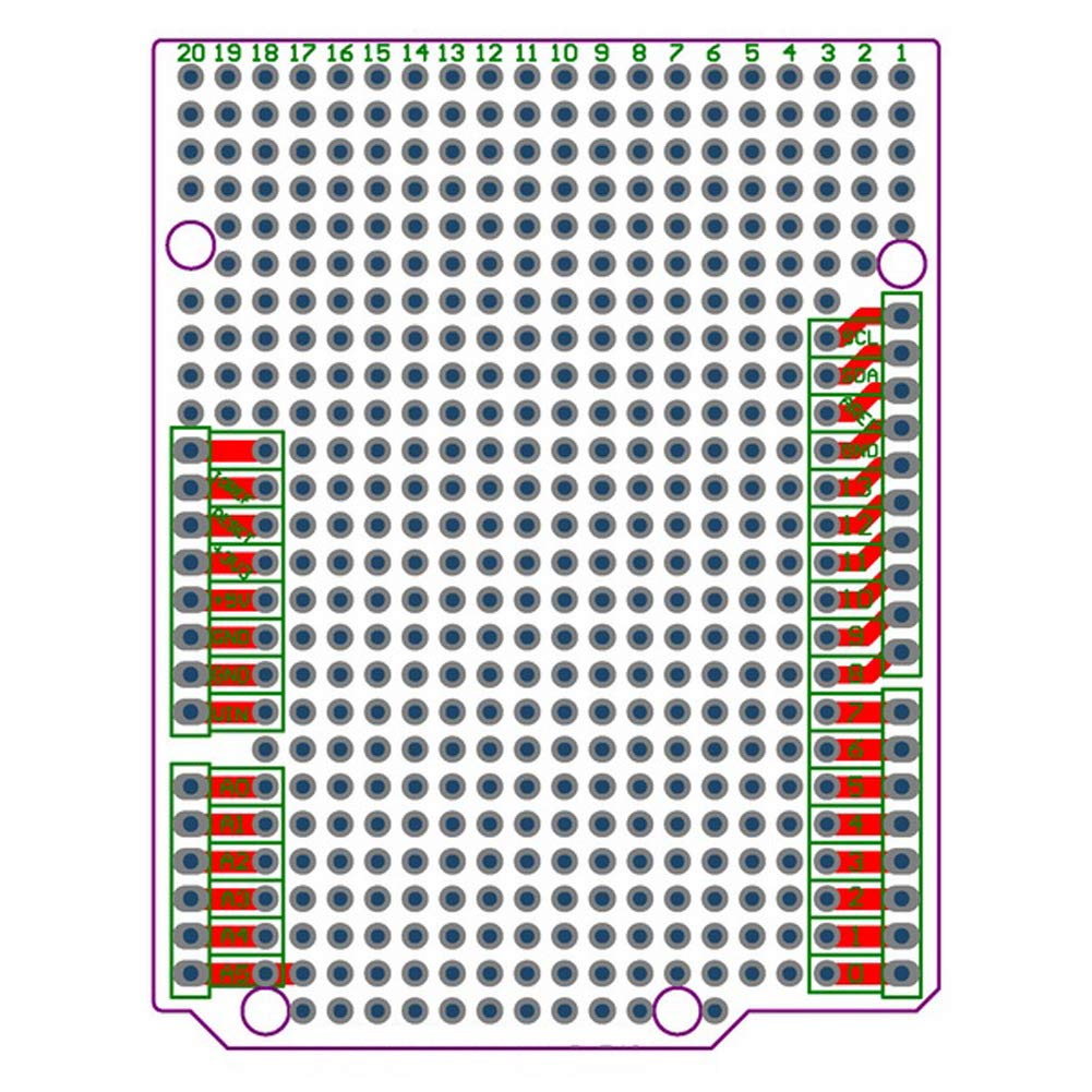 Snapklik.com : 4X Prototype PCB For Arduino UNO R3 Shield Board DIY