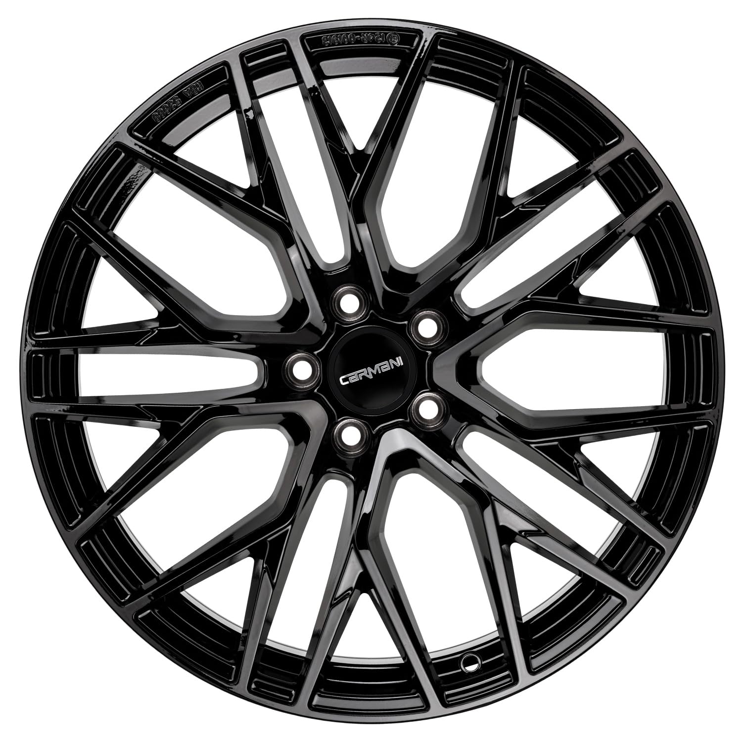 4x Carmani Felgen 20 Ludwig 7.5x17 ET30 5x112 black kompatibel mit BMW 2er Reihe 3er Reihe 4er Reihe iX1 X1