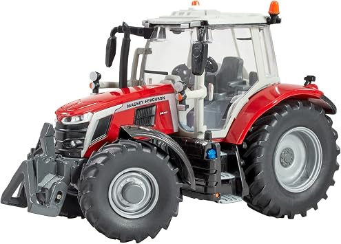 Britains Massey Ferguson 6S.180 Tractor Toy, Farm Toys for Children, Massey Ferguson Tractor Toy Compatible with 1:32 Scale Farm Animals and Toys, Suitable for Collectors &Children from 3Years