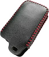 Vista 5 de 2 piezas Coolbestda funda protectora de cuero inteligente para llave de 3 botones, guante para llave de entrada sin llave para Toyota Tacoma Land
