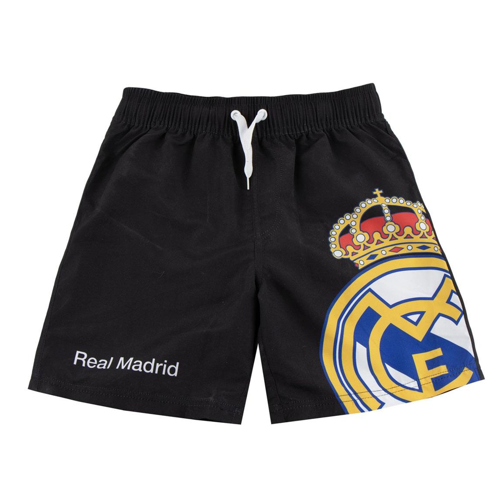 CERDÁ LIFE'S LITTLE MOMENTS Bermuda de Baño Real Madrid para Niños, Pantalón de Natación Oficial y Secado Rápido | Bañador Infantil con Escudo del Club para Playa y Piscina