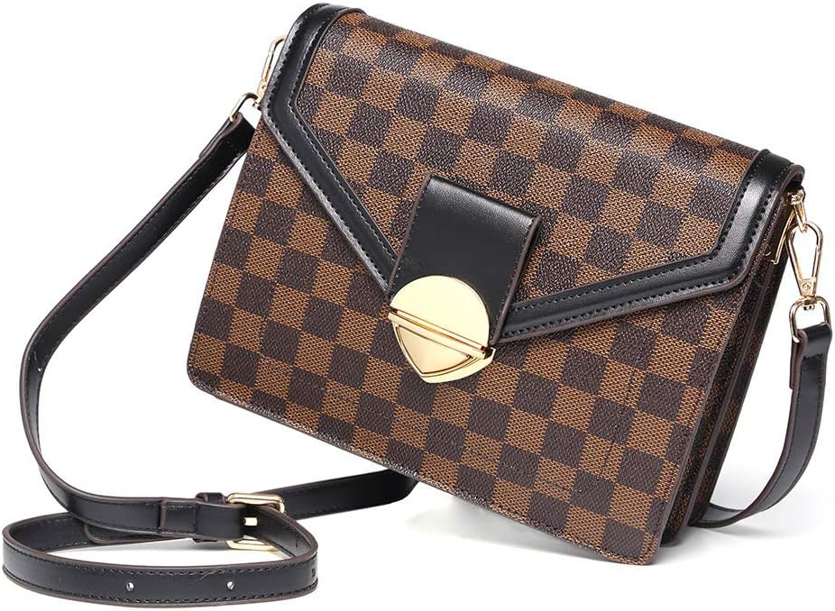 Crossbody Bags for Women Teen Girls Leather Fashion Handbags Purse and Classic Medium Shoulder Bag