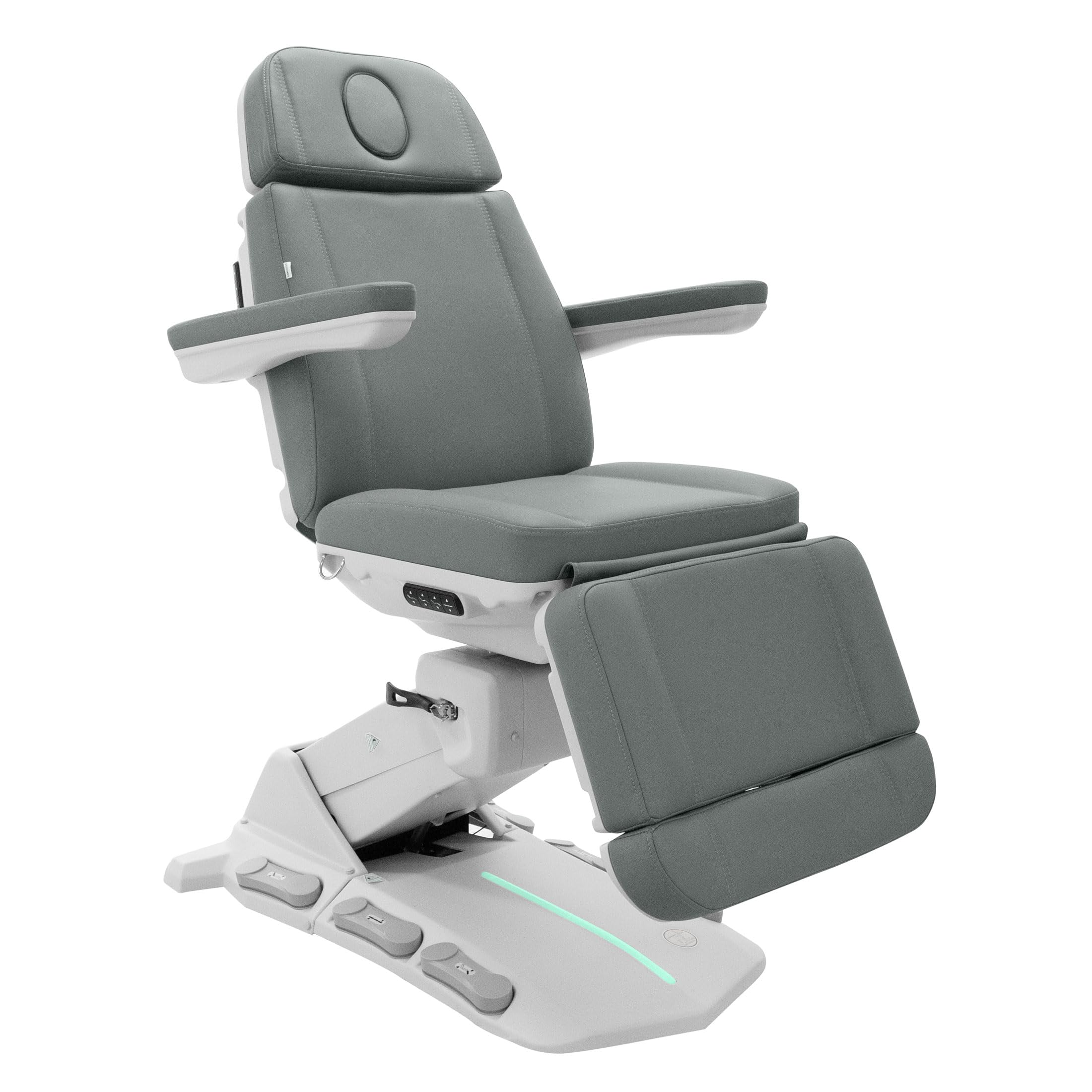 SKINACT Venice Electric Medical Spa Treatment Chair/Table with Swivel (Gray)