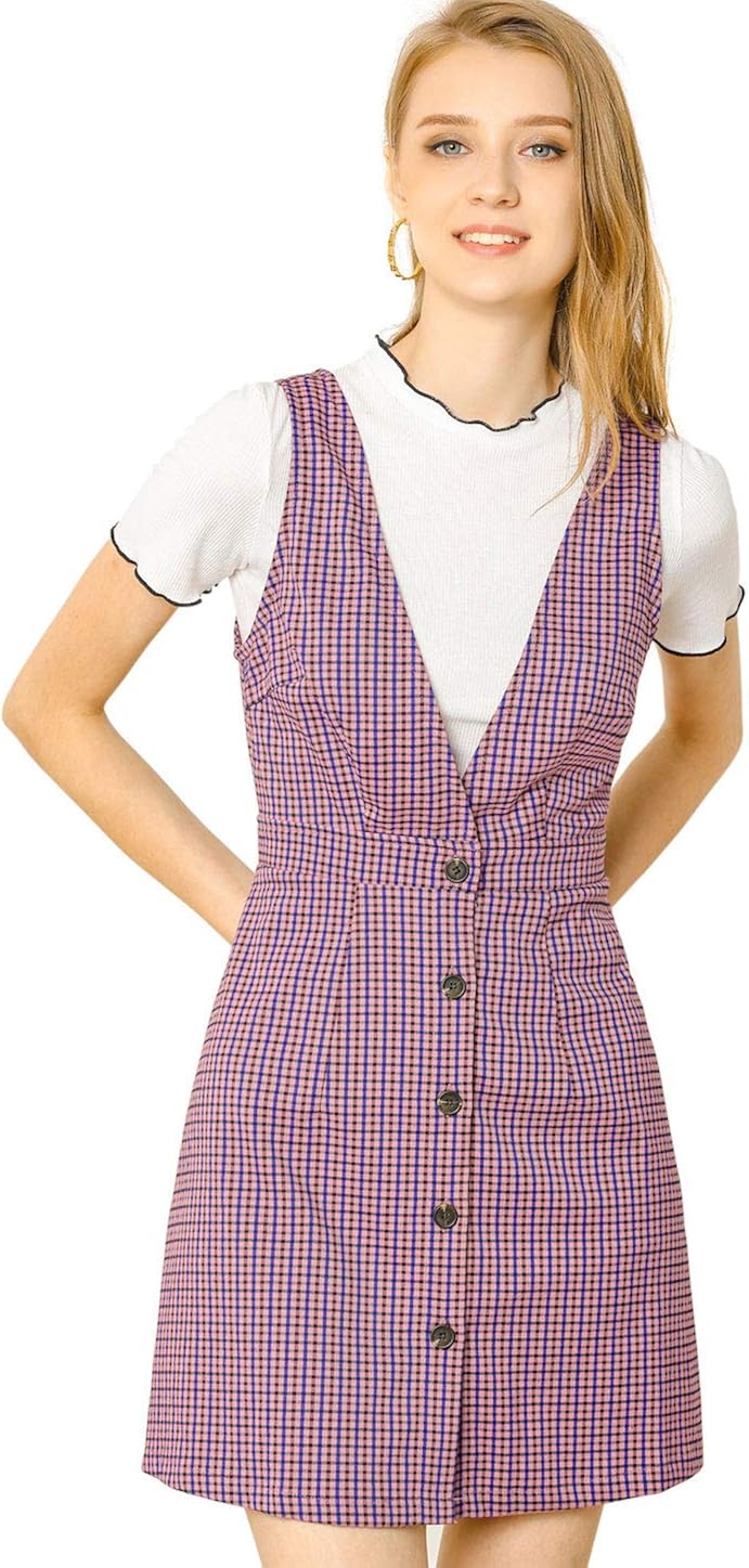 houndstooth pinafore