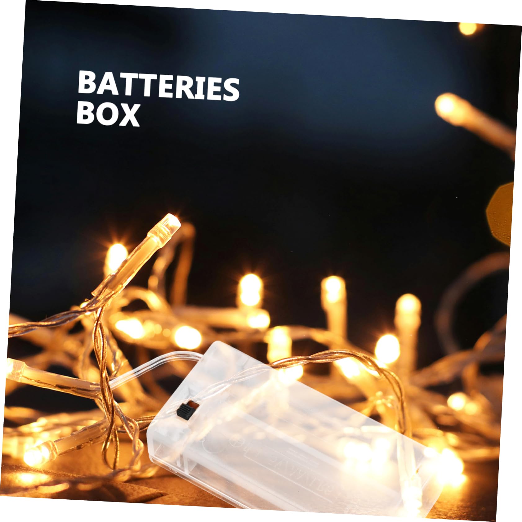 BESPORTBLE 5 Set Stringa Di Luce Contenitore Per Batterie Supporto Per Batterie Vuoto Custodia Per Supporto Per In Plastica Per Di Ricambio 10 pezzi * 5