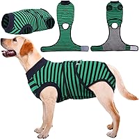Vista 32 de Kuoser - Traje de recuperación posterior a la cirugía para perros y gatos, camisa profesional de recuperación de mascotas para vendaje de heridas