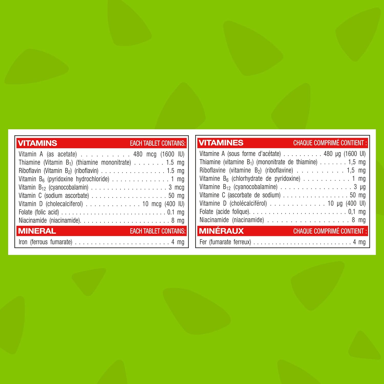 Flintstones Plus Iron Multivitamins, 60 Chewable Tablets - Image 7