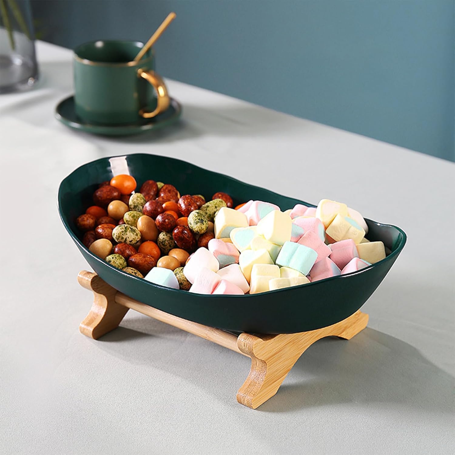 Elegant Fruit Display Stand with Multi Layer Storage Rack Perfect for Serving Fruits Snacks and Dessert at Event Modern Kitchens Accessory