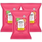 Yes To Face Wipes for Women and Men, Grapefruit Facial Cleansing Cloths for Makeup Removal, Daily Cleansing & Soothing - VitaminC Formula, 96%Naturally (Pack of 3)