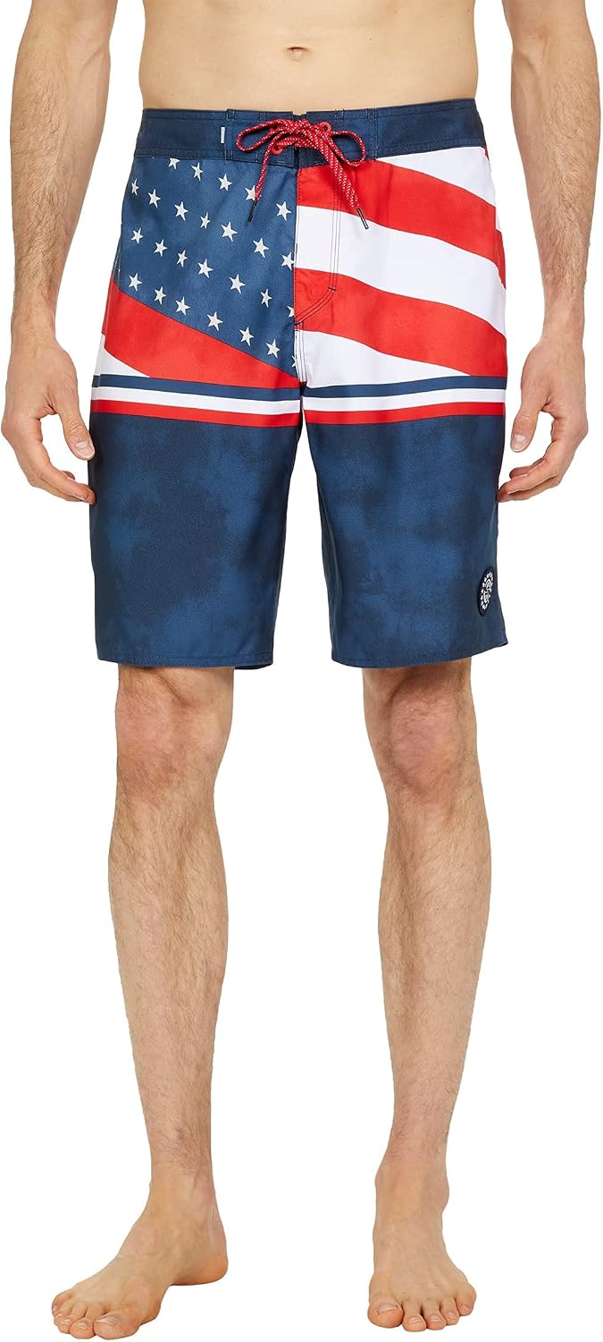 Quiksilver Men's Everyday America 4th of July Boardshort Swim Trunk