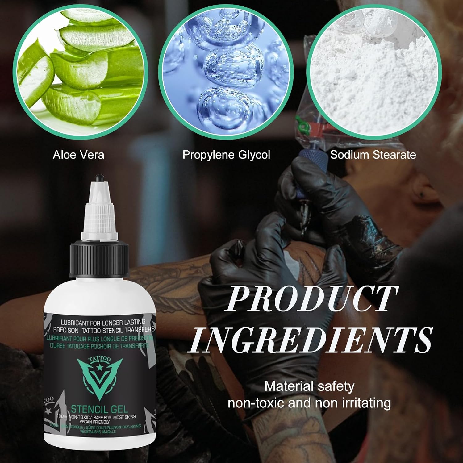 Tattoo Stencil Transfer Gel Solution, 4 Ounce Professional Tattoo Stencil gel Fresh Stuff Stencil Transfer Cream Gel for Tattooing Tranfer Paper Machine Soap tattoo Supplies - Clear & Long-Lasting