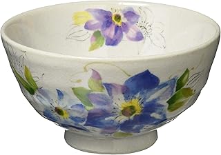 美濃焼 茶碗 花ものがたり (青)