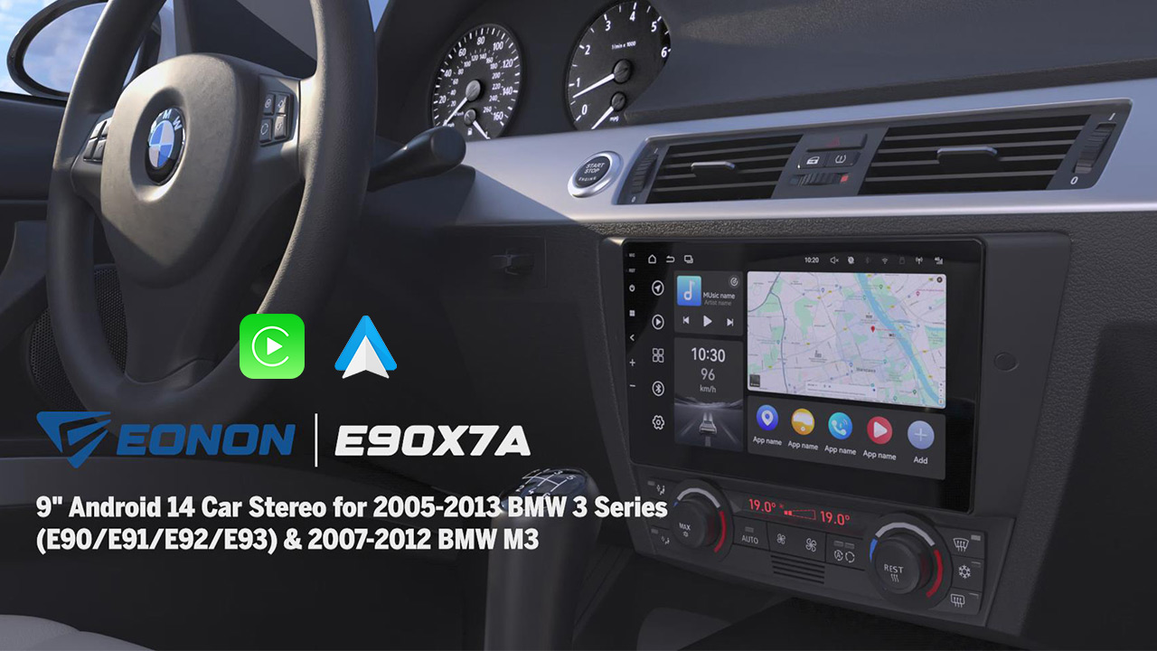 Amazon.com: Eonon 4+64GB Car Stereo 9'' CarPlay Car Radio for BMW