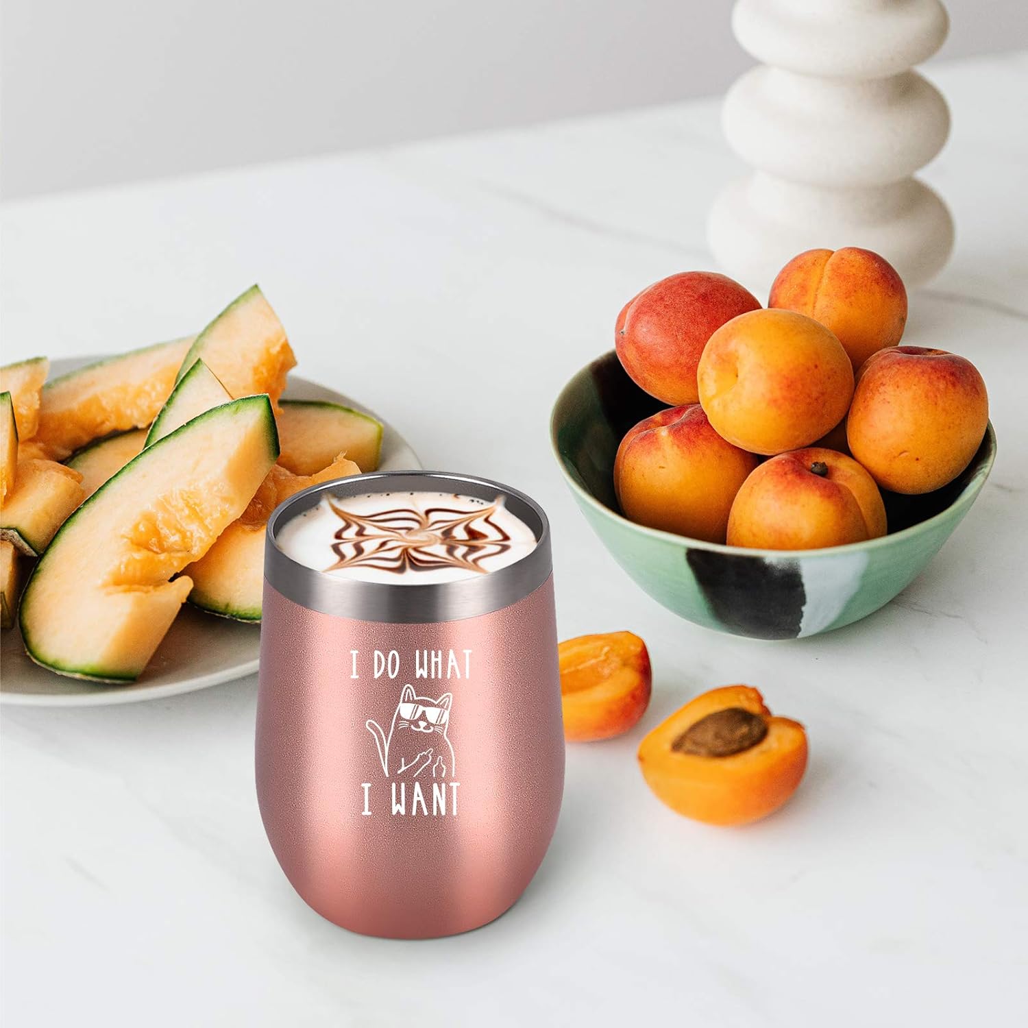 Bеѕt Cуbеr Dеаlѕ 🔥 I Do What I Want-Stainless Steel Wine Tumbler, Funny Gifts for Cat Lovers Women Females Girfriend Mom Co-Worker Boss Friends, Birthday Christmas Gifts, Insulated Wine Tumbler with Lid(12oz, Rose Gold) Uр Tо 60% оƒƒ I Do What I Want-Stainless Steel Wine Tumbler, Funny Gifts for Cat Lovers Women Females Girfriend Mom Co-Worker Boss Friends, Birthday Christmas Gifts, Insulated Wine Tumbler with Lid(12oz, Rose Gold)