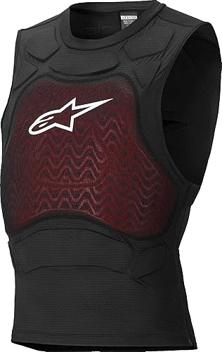 ALPINESTARS 6500726-12-L Bionic Plasma LT Protective Vest - Black/White - Large
