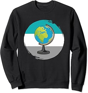 Ilustración de globo de escritorio de mesa para un profesor Sudadera