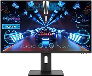 Packard Bell 28 Inch Gaming Monitor, 3840 x 2160-4K Monitor, Ultrawide Monitor Gaming PC, 144hz Monitor 1MS Response Time Computer Monitor, FreeSync and G-SYNC PC Monitor, LED Light, Ergonomic Stand