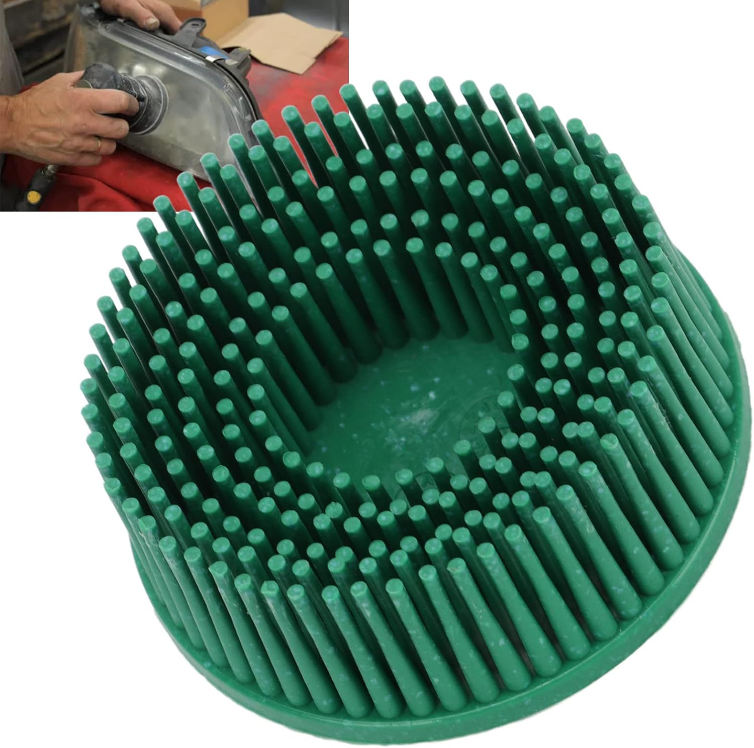 2 Inch Bristle Disc Grit Round Shank Roloc Discs Abrasive