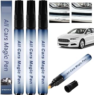 3PC All Cars Magic Pen for Car Scratches,Car Scratch Remover Pen Any Color - Quick Fix for Cars Scratches and Paint,Fits All Vehicle Colors & Long-Lasting Waterproof