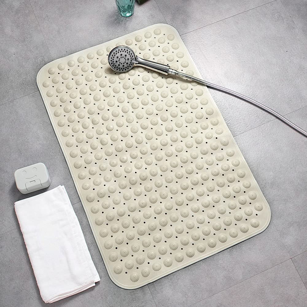 Tapis de salle de bain anti-slip massant et résistant au savon