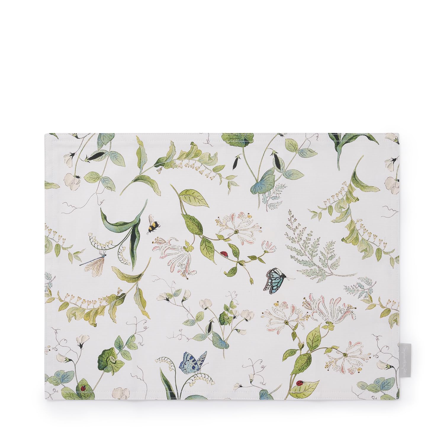 Sophie Allport White Wild Floral Washable Placemat (Set Of 2)