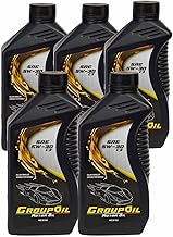 GROUPOIL 5W30 ACEA C3 1 x 5L - Fully Synthetic Engine Oil Formulated with High Performance Synthetic Base Oils - 100% Made in Italy, 5W x 30L, Modern