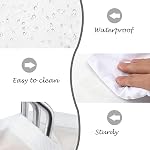 12PCS PEVA Garment Shoulder Covers for Clothes, Breathable Protective Shoulder Cover, Clear Hanging Garment Protectors Dust Covers for Suit, Jackets, Coats, Dress Closet Storage
