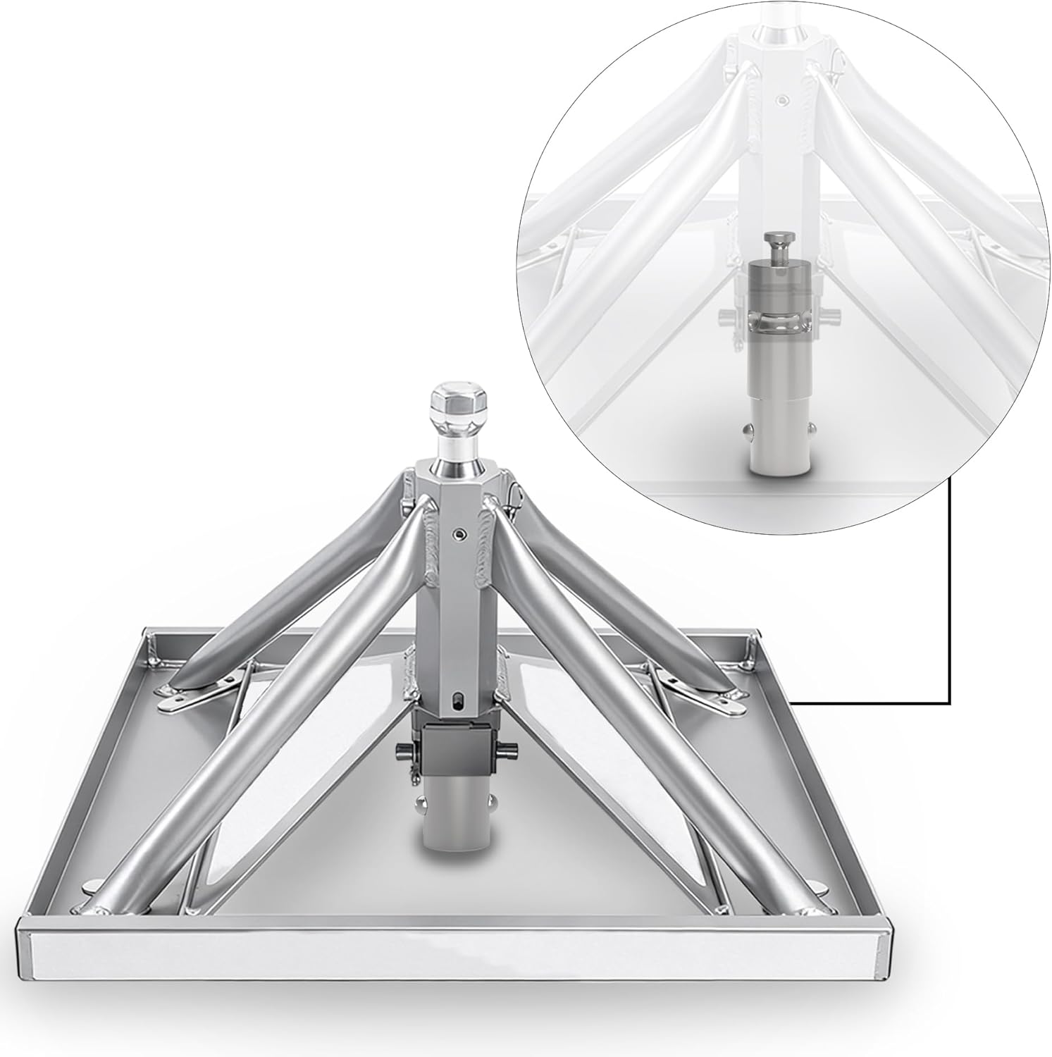 Trailer Connecting Rod,Bedshaft Ball for Andersen Ultimate Connections，5th Wheel Towing Accessories，Fits OEM Gooseneck Ball System