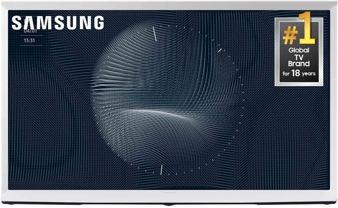 SAMSUNG 65-Inch Class The Serif LS01B Series - QLED 4K, I-Shaped Design, Anti-Reflection Matte Display, -Portable Easel -Stand, Ambient Mode+ Smart -TV -w/ Alexa Built-in (QN65LS01BAFXZA,Latest Model)