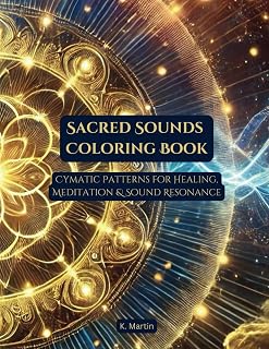 Sacred Sounds Coloring Book: Cymatic Patterns for Healing, Meditation & Sound Resonance