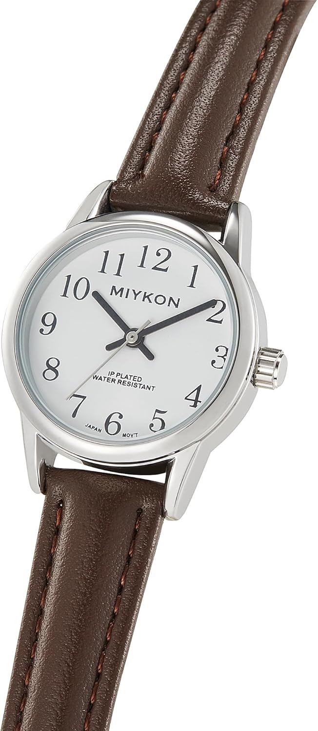 Miykon Dainty Minimalist Dress Watches for Women – Small Easy Reader Analog Watch with Genuine Leather Strap and Second Hand – Japanese Quartz, Waterproof to 100ft - Image 8