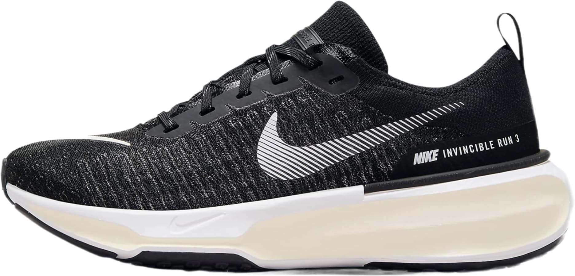 Amazon.com: Nike ZOOMX Invincible Run FK 3 Black/White/Silver