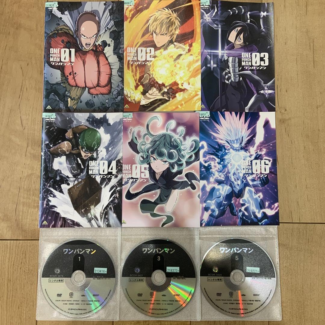 Amazon.co.jp: ワンパンマン 1〜6巻 完結 DVD 全6巻セット