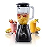 Universal 550W Mass Vital Blender - Glass Jar 57 Oz/1.8 Quart/1.7 Liter - 7-cup, 2 Speed + Pulse Function and 4 Stainless Steel Blade with Chrome Steel Technology