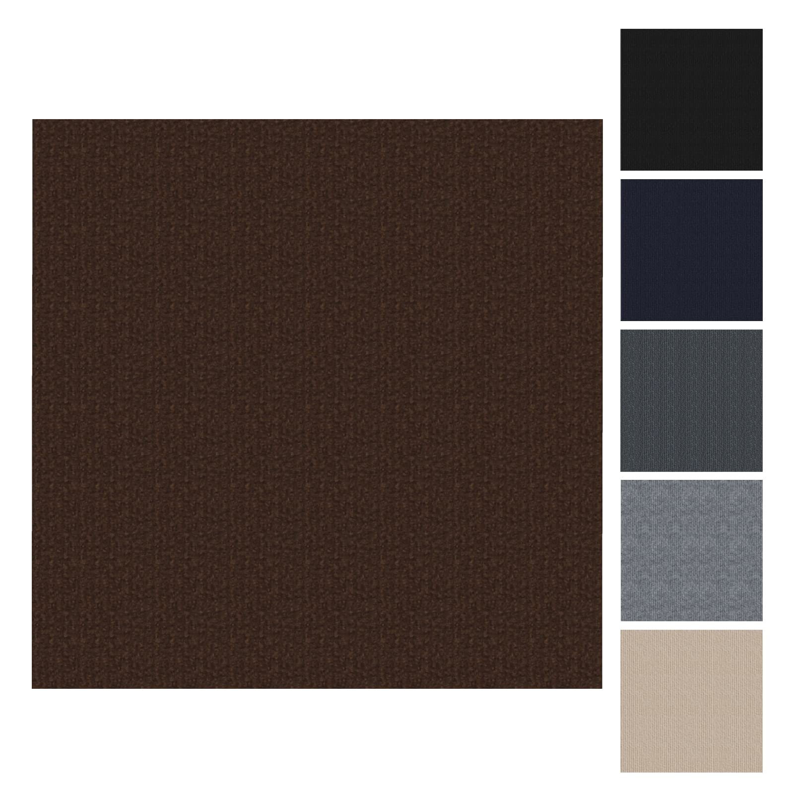 CUCOS Samoprzylepne płytki dywanowe, 30 x 30 cm, dywan dywanowy, łatwy do przycięcia, miękki dywan do salonu, biura i kuchni – 30 płytek w pudełku, 3 m², brązowe