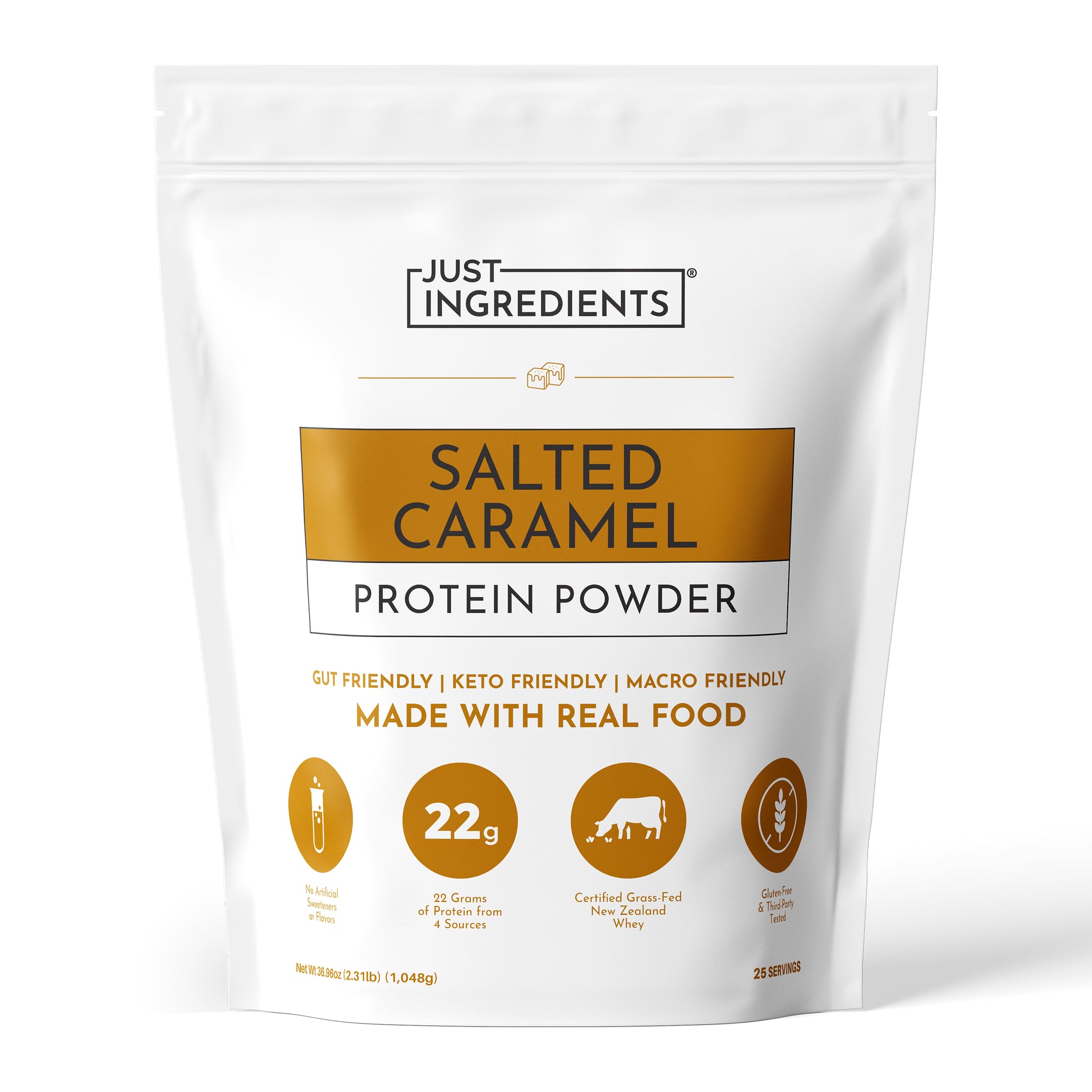 JUST INGREDIENTS Peanut Butter Choc Protein Powder - Whey Protein - 15 Serv — Amazon image 16